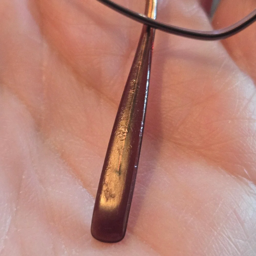 Altair Microtech Eyeglasses Frames Only 48-19-145 Antique Bronze Flex Hinge